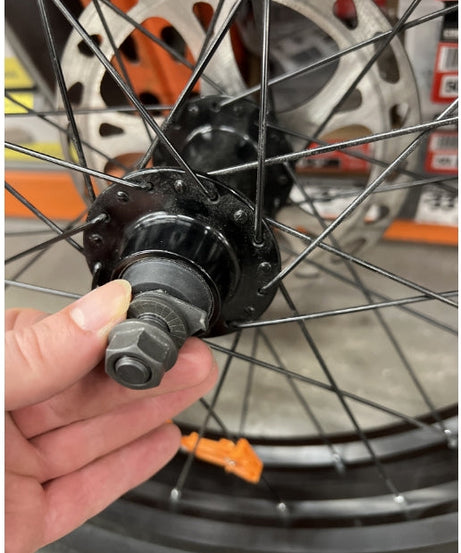 Front wheel screws, nuts, washers set