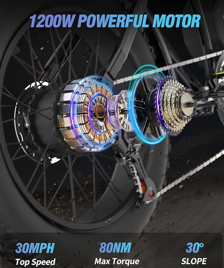 YVY C20Pro 2000W Fat Tire Electric Bicycle