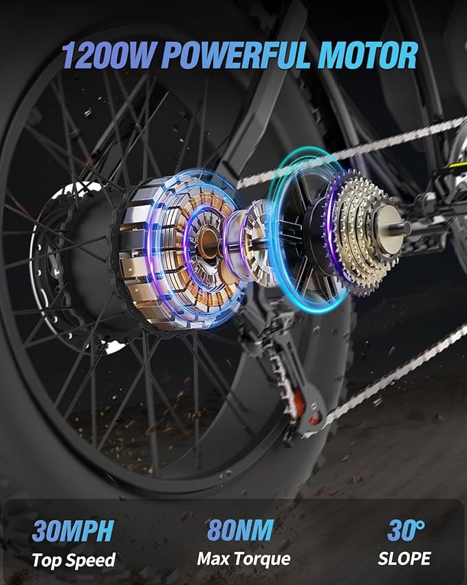 YVY C20Pro 2000W Fat Tire Electric Bicycle