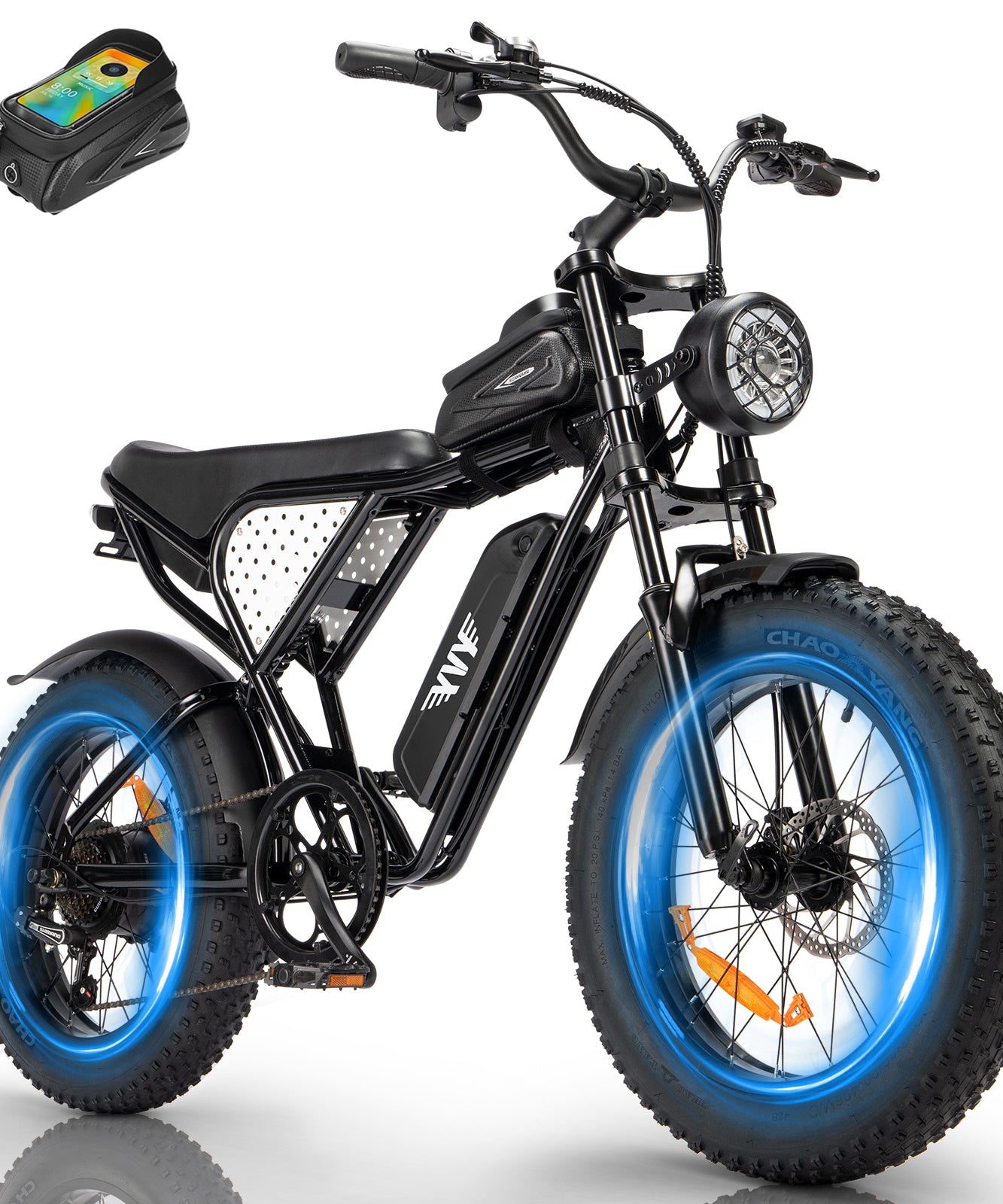 YVY Q20 Lite 1000W Fat Tire Electric Bicycle